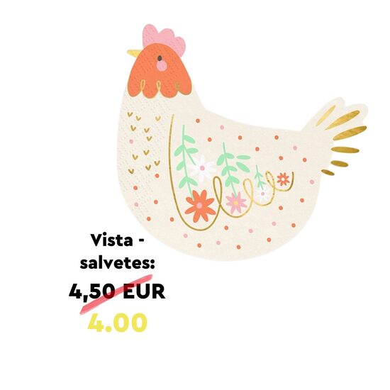 Papīra salvetes "Vistiņa"